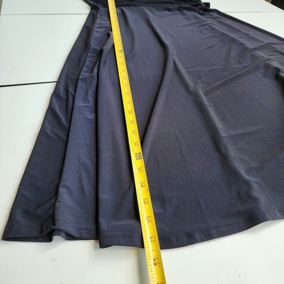 Perceptions New York Dress Lace Black Lace Short Sleeves Womens Stretch Sz M - Picture 12 of 14